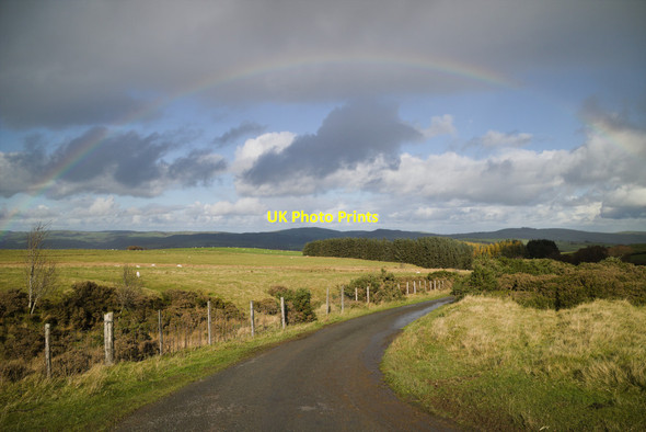Photo 6"x4" A bend in the road near Ty-nant Ty'r-felin-isaf c2021