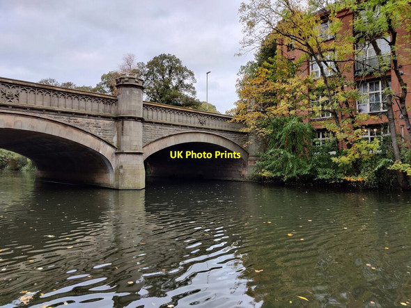 Photo 6"x4" Newarke Bridge in Leicester Leicester c2021