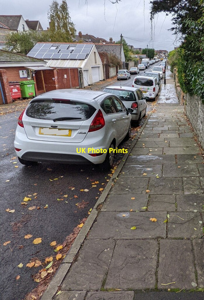 Photo 6"x4" On-road parking, Station Road, Penarth Penarth\/ST1871 c2021