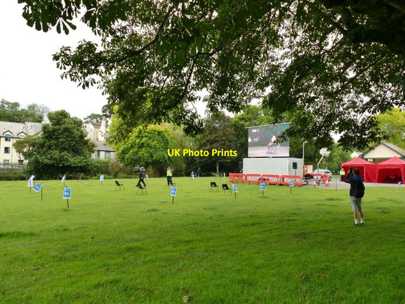 Photo 6"x4" Lawn tennis? Dawlish c2021