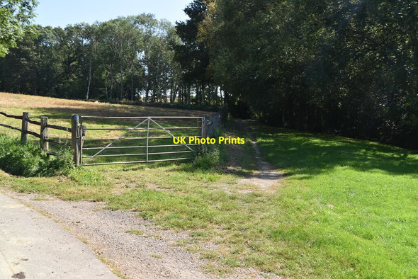 Photo 6"x4" Footpath off bridleway Marsh Green\/TQ4444 c2021