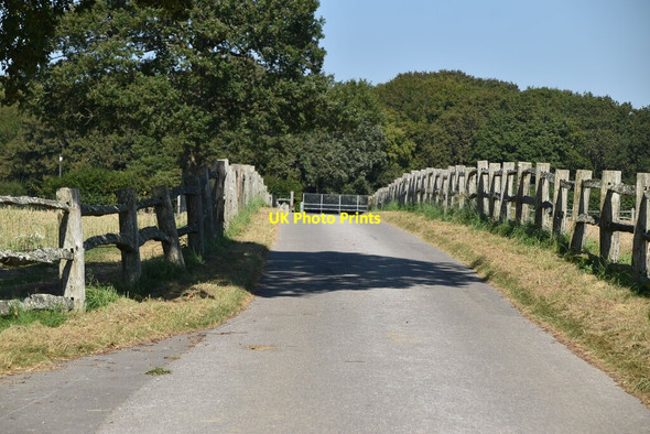 Photo 6"x4" Bridleway from Crippenden Manor Stick Hill c2021