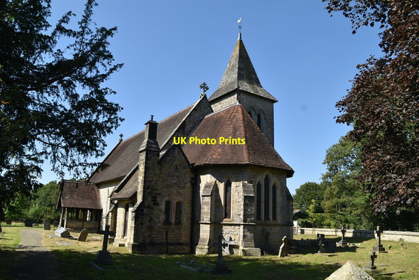Photo 6"x4" Church of The Holy Trinity Horshoe Green c2021