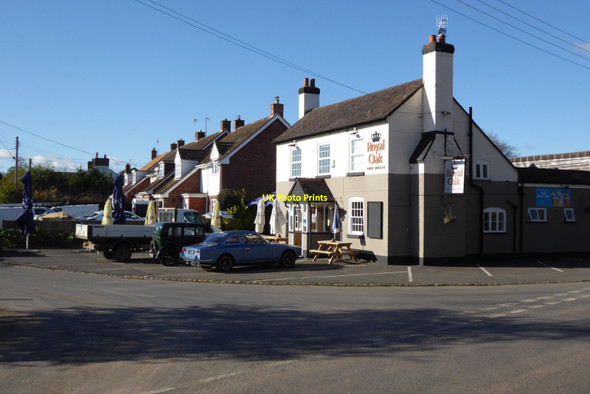 Photo 6"x4" The Royal Oak Kinnersley\/SO8743 c2021