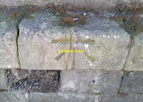 Photo 6"x4" Ordnance Survey Cut Mark Arno's Vale c2021 P2