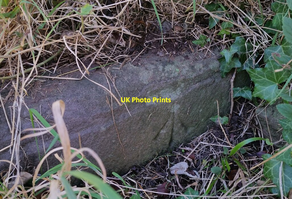 Photo 6"x4" Ordnance Survey Rivet Arno's Vale c2021