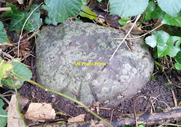 Photo 6"x4" Ordnance Survey Rivet Arno's Vale c2021 P1