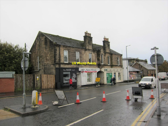 Photo 6"x4" Building in Main Street Larbert c2021
