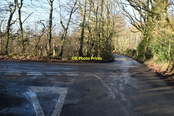 Photo 6"x4" Parkgate Rd, Well Hill junction Maypole\/TQ4963 c2021