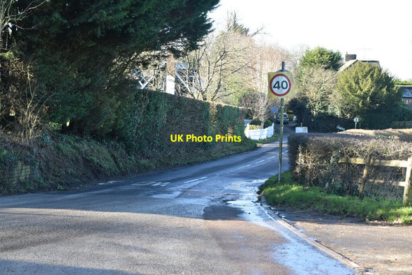 Photo 6"x4" End of Pump Lane Maypole\/TQ4963 c2021