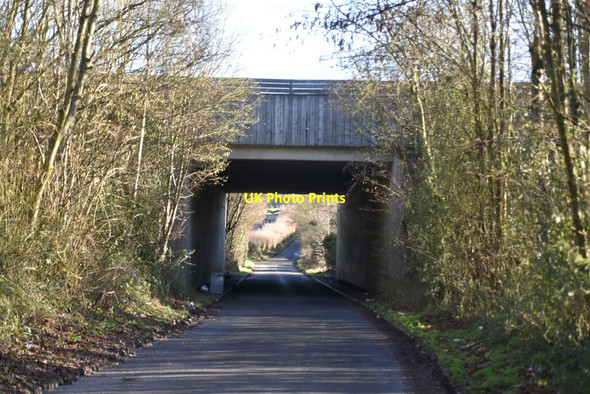 Photo 6"x4" M25 bridge, Redmans Lane Maypole\/TQ4963 c2021