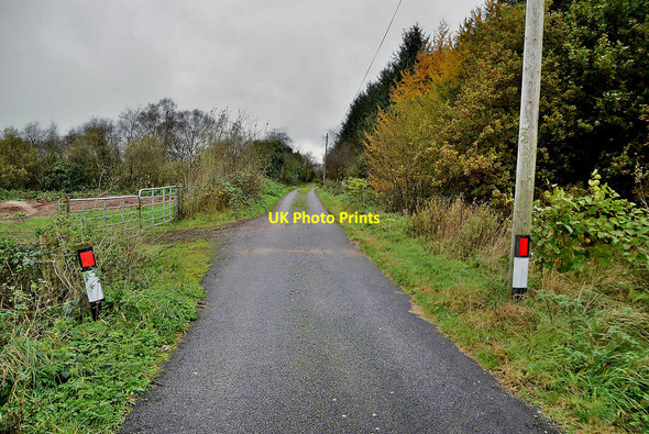 Photo 6"x4" Road markers along Rarogan Road Garvaghy c2021