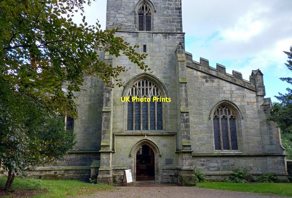 Photo 6"x4" Harewood All Saints church Harewood\/SE3245 c2021