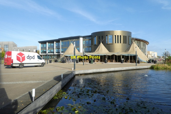 Photo 6"x4" Towards the Piazza building Heslington c2021