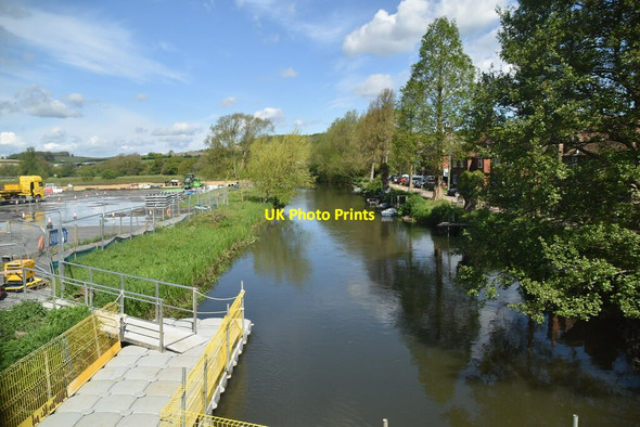 Photo 6"x4" River Great Stour Chartham c2021