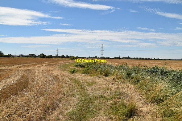 Photo 6"x4" Drainage channel Bilsington c2020