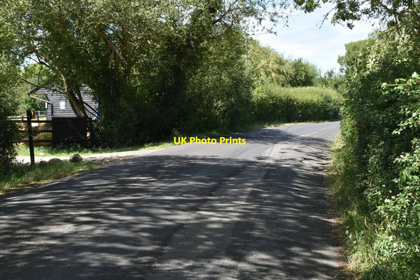 Photo 6"x4" Road on Romney Marsh Newchurch\/TR0531 c2020