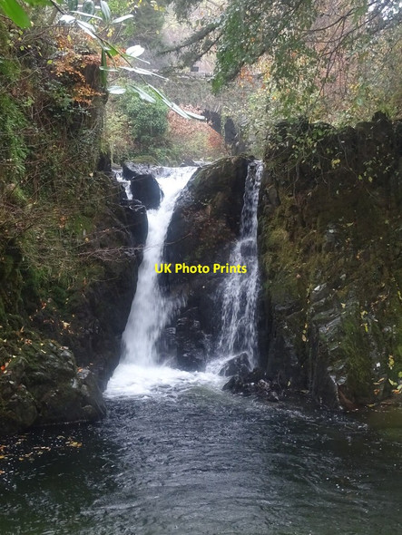 Photo 6"x4" Waterfall in Rydal Ambleside c2021