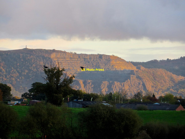 Photo 6"x4" View from the lane to Carreghofa Hall Bryn Tanat c2021