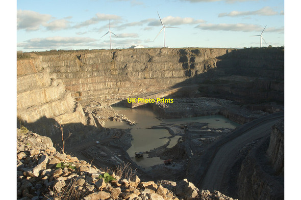 Photo 6"x4" A view into Cornelly Quarry South Cornelly c2021