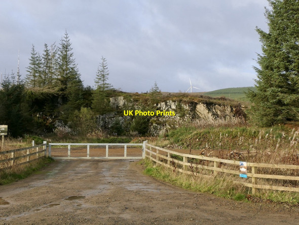 Photo 6"x4" Quarry, Tweeddale Glenbreck c2021