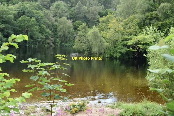 Photo 6"x4" Confluence of the River Tummel and River Garry Faskally c2021