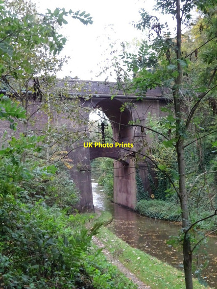 Photo 6"x4" Bridge over the Shropshire Union Canal north of Norbury Grub Street c2021