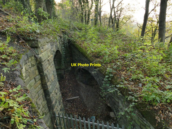 Photo 6"x4" Double bridge near Lady Wood Bottom (2) Mirfield c2021