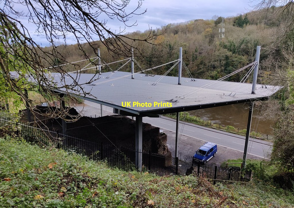 Photo 6"x4" Canopy protecting the Bedlam Furnaces Ironbridge c2021