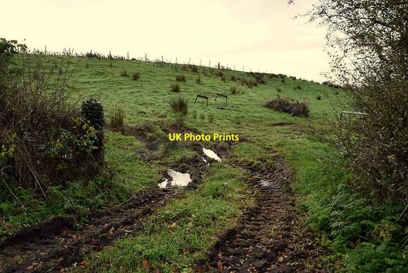 Photo 6"x4" Muddy entrance to field, Bencran Beragh c2021