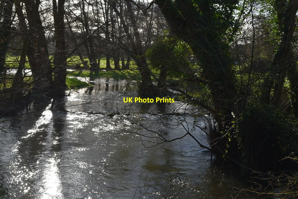 Photo 6"x4" River Darent Timberden Bottom c2021