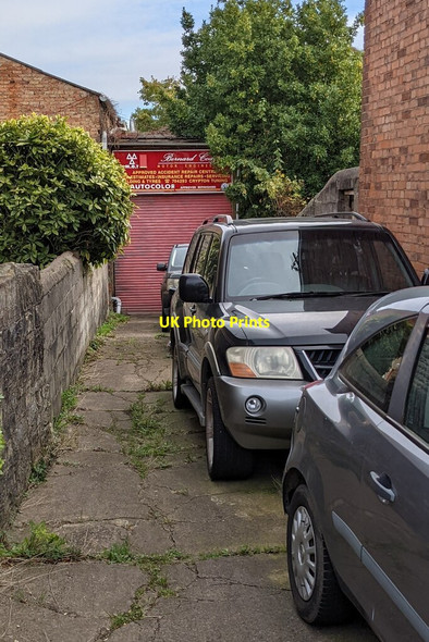 Photo 6"x4" West side of Bernard Cody Motor Engineers premises, Penarth Penarth\/ST1871 c2021