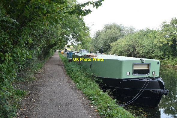 Photo 6"x4" Grand Union Canal Northolt c2021