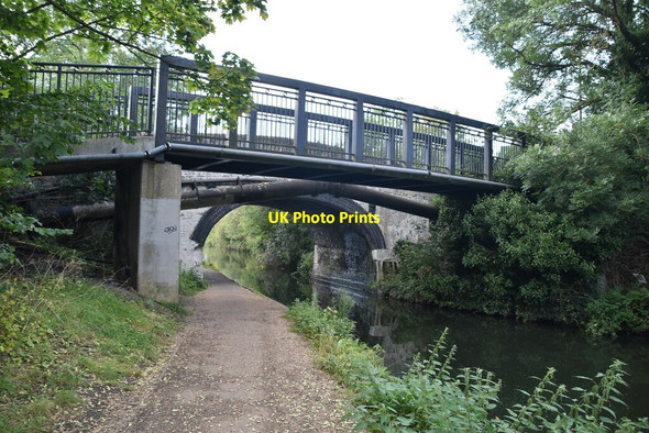 Photo 6"x4" Bridge #13, Grand Union Canal Wembley c2021