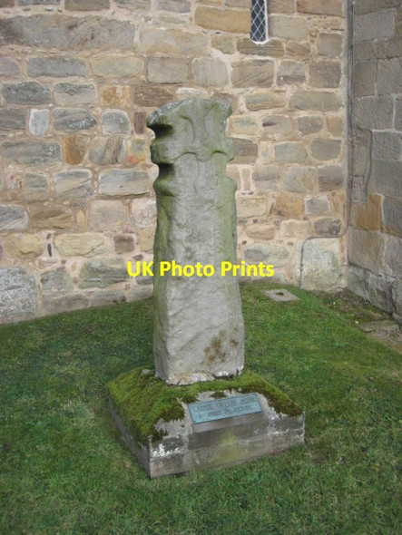 Photo 6"x4" Old Central Cross - moved to Warden churchyard Bridge End\/NY9166 c2017