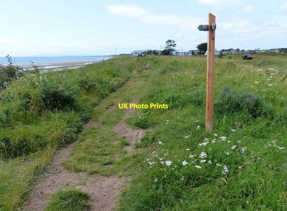 Photo 6"x4" Fife Coastal Path at Largo Bay Leven\/NO3800 c2019