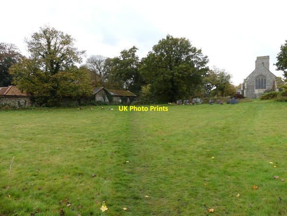 Photo 6"x4" Churchyard extension Swanton Hill c2021