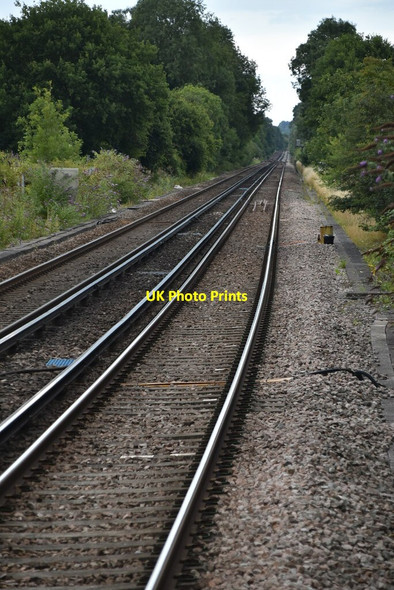 Photo 6"x4" Ashford to Ramsgate Line Boughton Corner c2020