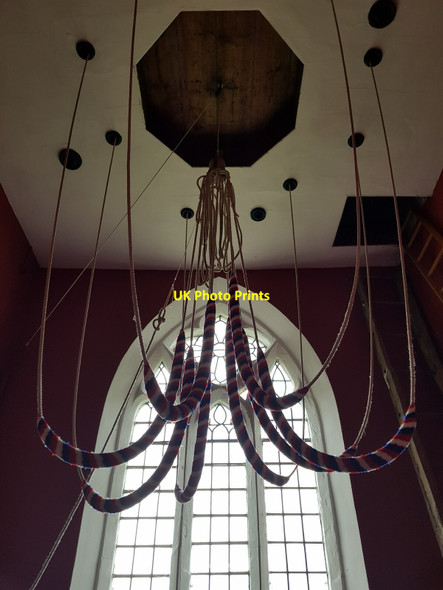 Photo 6"x4" Bell ropes, Elmley Lovett church Elmley Lovett c2021