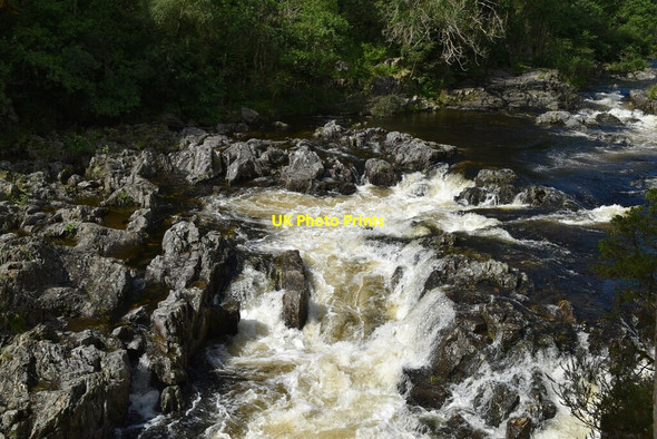 Photo 6"x4" Rapids, River Tummel Faskally c2021