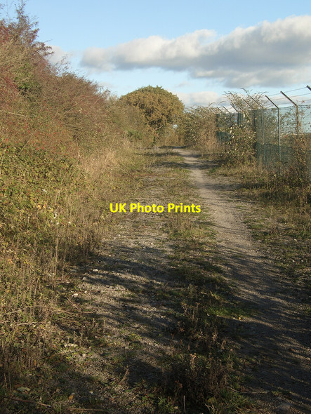Photo 6"x4" Public footpath by the northern edge of Cornelly Quarry South Cornelly c2021