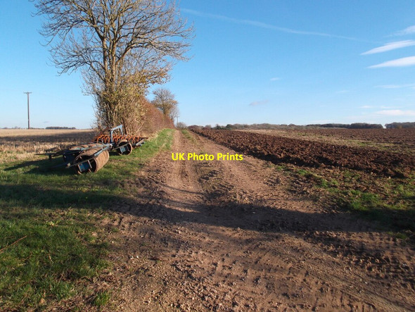 Photo 6"x4" Track to Sycamore Farm Binbrook c2021