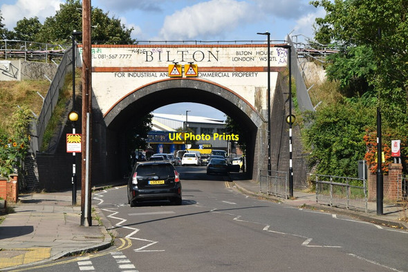 Photo 6"x4" Railway Bridge, Bideford Rd Wembley c2021