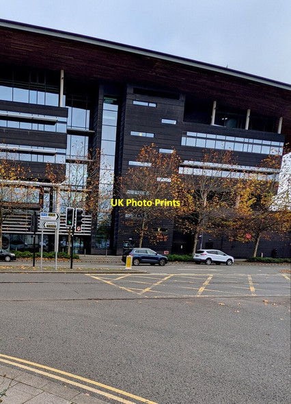 Photo 6"x4" Traffic lights at a city centre junction, Newport Newport\/Casnewydd c2021