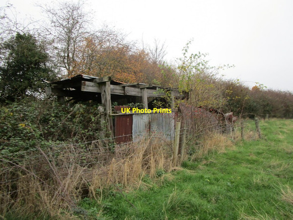 Photo 6"x4" Dilapidated sheds near Flyford Flavell Abberton\/SO9953 c2021