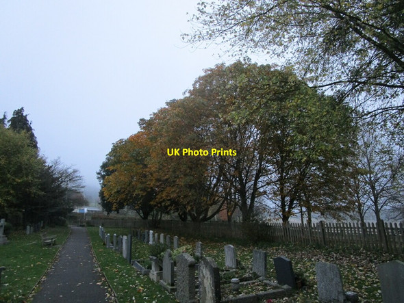 Photo 6"x4" The churchyard, Little Malvern Upper Welland c2021