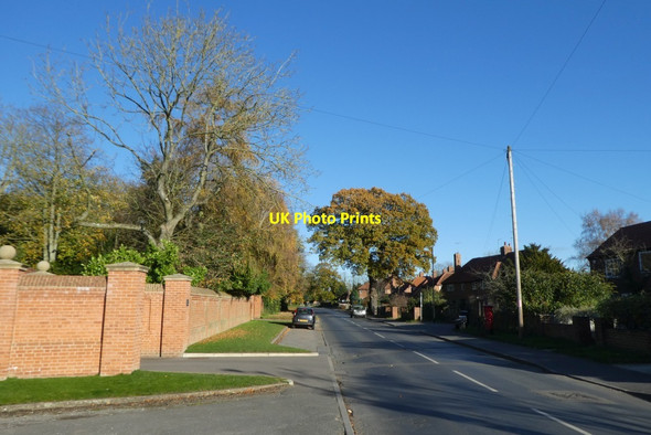 Photo 6"x4" Road near Stockton Hall Hospital Stockton on the Forest c2021