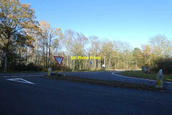 Photo 6"x4" Junction with the A64 Sand Hutton c2021