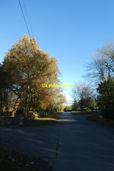 Photo 6"x4" Entering Sand Hutton Sand Hutton c2021