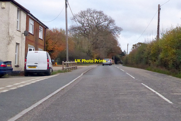 Photo 6"x4" A334 towards Wickham Row Ash c2021
